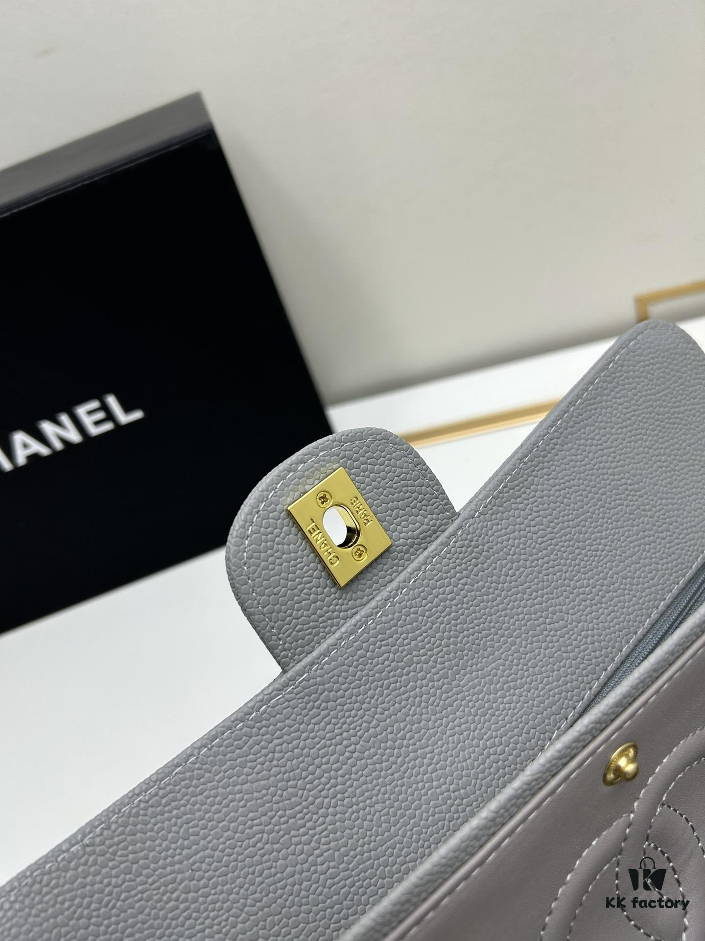 Chanel Classic CF1112 Lambskin Grain Texture, Electroplated Hardware with Special Glaze Coating for Long-Lasting Fade Resistance, Premium Custom Version