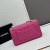 Chanel Classic CF1112 Lambskin Quilted Matelassé with Electroplated Hardware, Special Glaze-Treated for Long-Lasting Color