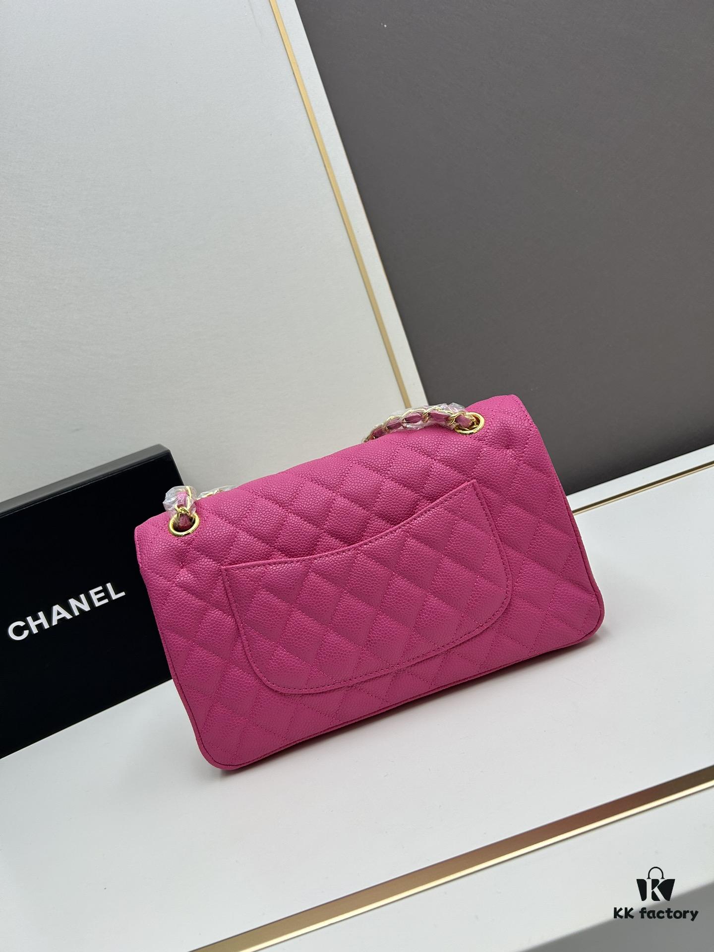 Chanel Classic CF1112 Lambskin Quilted Matelassé with Electroplated Hardware, Special Glaze-Treated for Long-Lasting Color