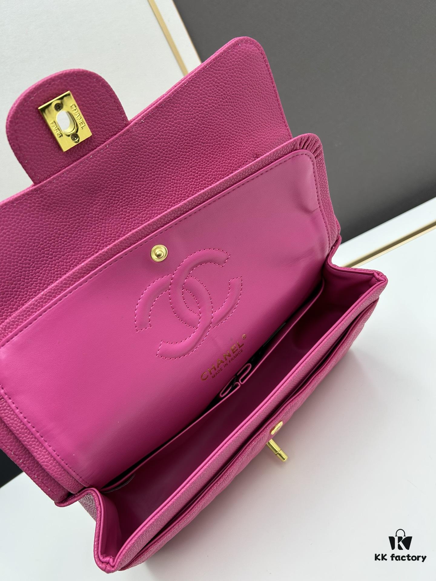 Chanel Classic CF1112 Lambskin Quilted Matelassé with Electroplated Hardware, Special Glaze-Treated for Long-Lasting Color