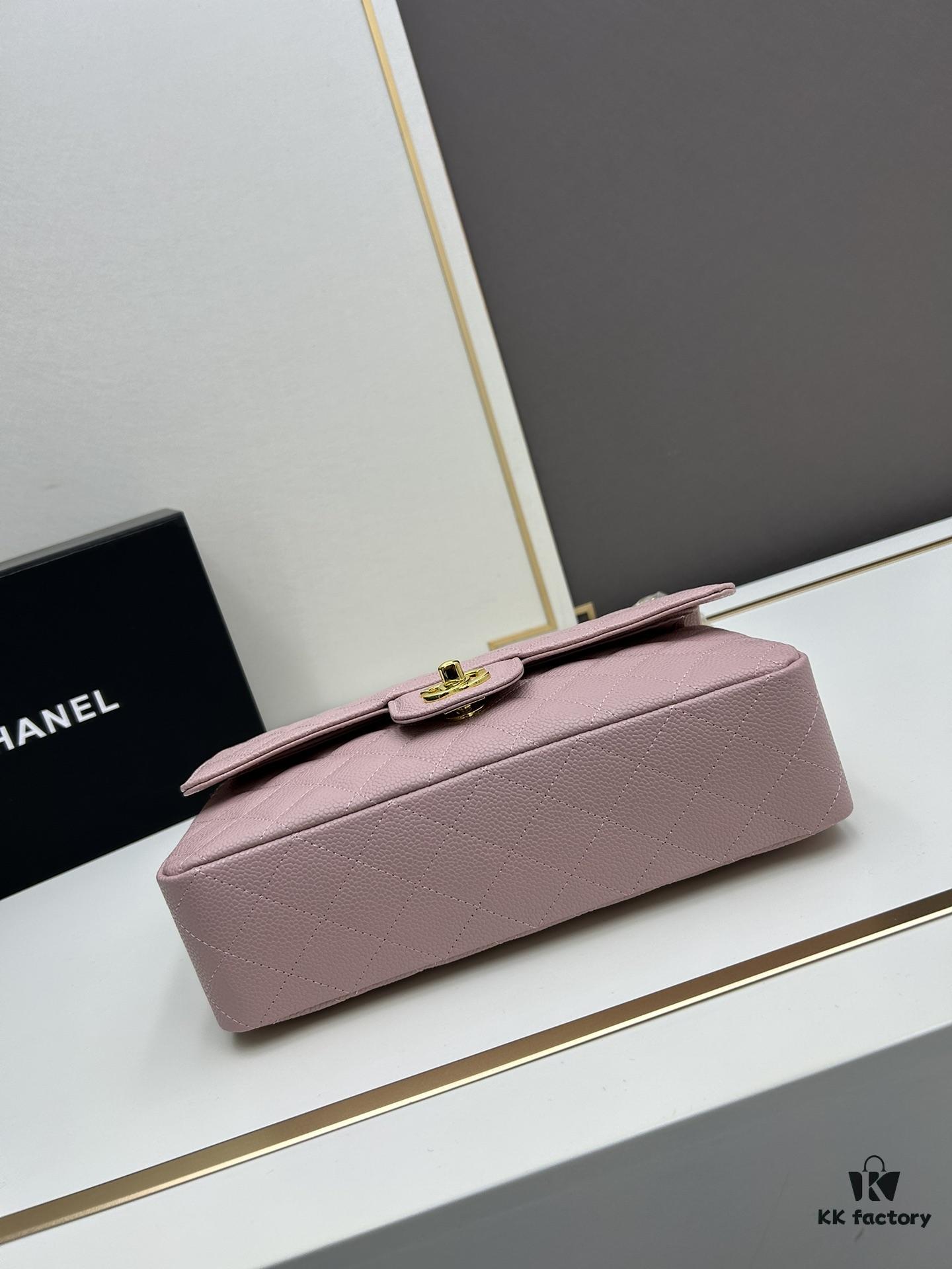 Chanel Classic CF1112 Calfskin Grain Texture, Electroplated Hardware with Special Glazing Treatment for Long-Lasting Color Retention, Premium Custom Authentic-Level Overseas Proxy Purchase Grade