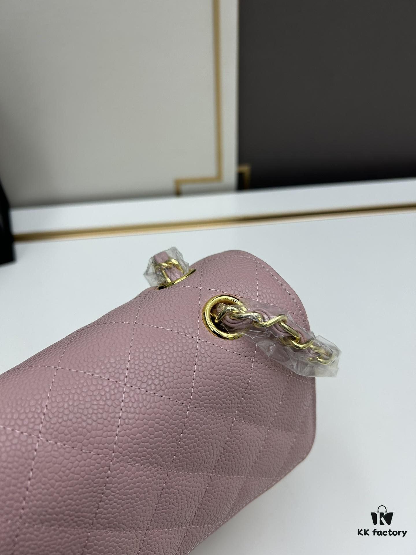 Chanel Classic CF1112 Calfskin Grain Texture, Electroplated Hardware with Special Glazing Treatment for Long-Lasting Color Retention, Premium Custom Authentic-Level Overseas Proxy Purchase Grade