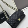 Chanel Classic CF1112 Calfskin Quilted Texture with Electroplated Hardware, Special Glaze-Treated for Long-Lasting Color Retention