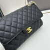 Chanel Classic CF1112 Calfskin Quilted Texture with Electroplated Hardware, Special Glaze-Treated for Long-Lasting Color Retention