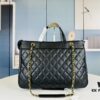 New Arrival Chanel Black and Gold 2-Way Vertical Tote