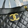 New Arrival Chanel Black and Gold 2-Way Vertical Tote