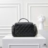 CHANEL24K New Mini Camera Bag - Elegant Lambskin with Metallic Chain, Chic and Versatile Design