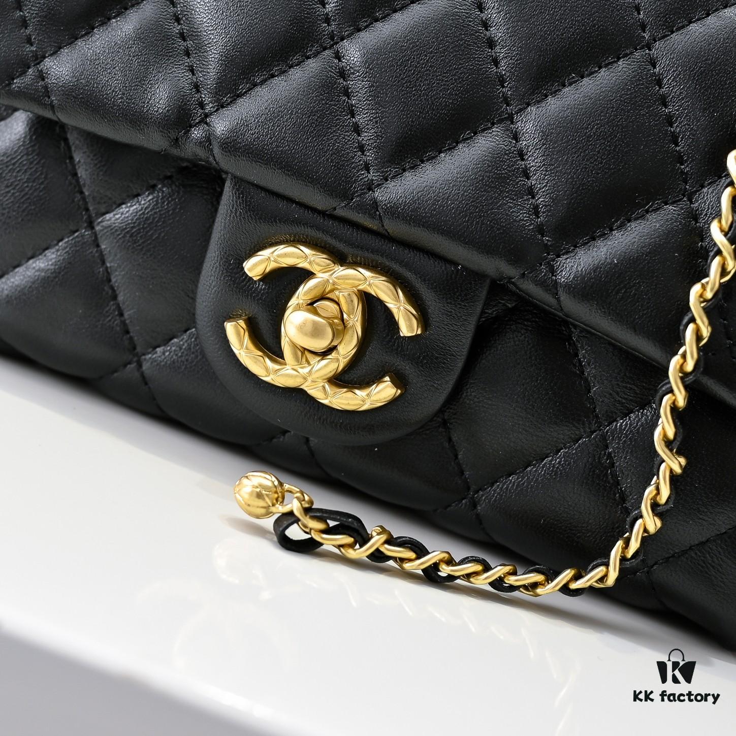 Chanel 24B Newest Metal Adjustable Flap Bag, Multiple Carrying Styles, Ultra-Soft Lambskin Shoulder Crossbody Bag
