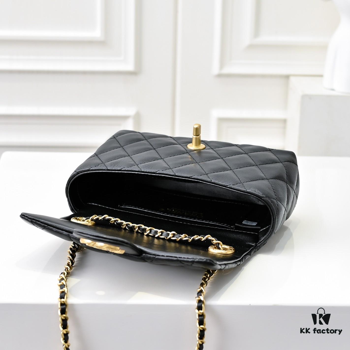 Chanel 24B Newest Metal Adjustable Flap Bag, Multiple Carrying Styles, Ultra-Soft Lambskin Shoulder Crossbody Bag