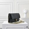 Large Size 👑 CHANEL 24K New Style CF Vintage Bag, Elegant and Timeless with Textured Shiny Calfskin and Gold-Tone Metal, Retro Chic – A Must-Have for Chanel Lovers with Stunning Silhouette