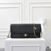 Large Size 👑 CHANEL 24K New Style CF Vintage Bag, Elegant and Timeless with Textured Shiny Calfskin and Gold-Tone Metal, Retro Chic – A Must-Have for Chanel Lovers with Stunning Silhouette