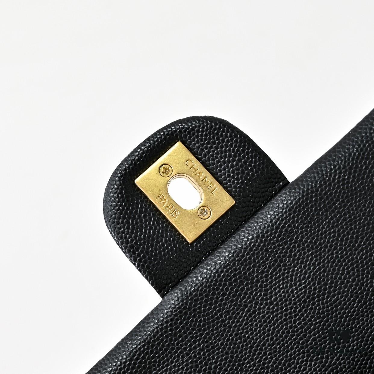 Mini CHANEL 24K New CF Vintage Style, Elegant and Timeless Shiny Calfskin with Gold-Tone Hardware, Retro Chic for Chanel Lovers