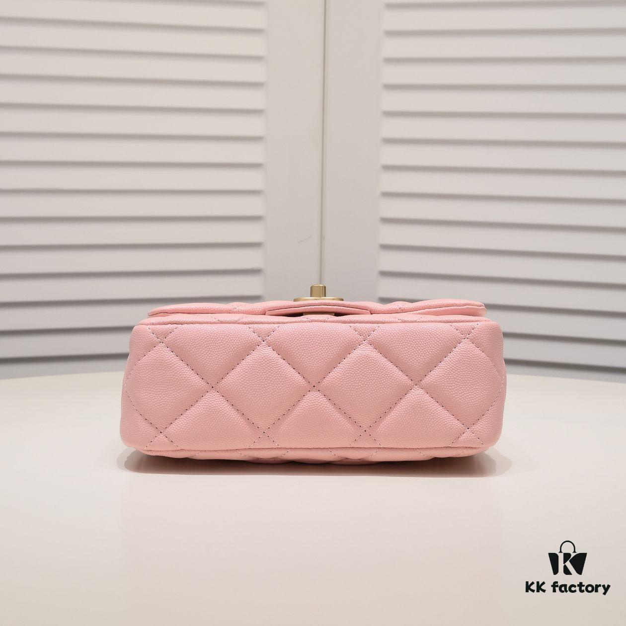 Chanel 23P New Arrival Mini Heart Ball Bag – Matte Crushed Leather with Chain Strap