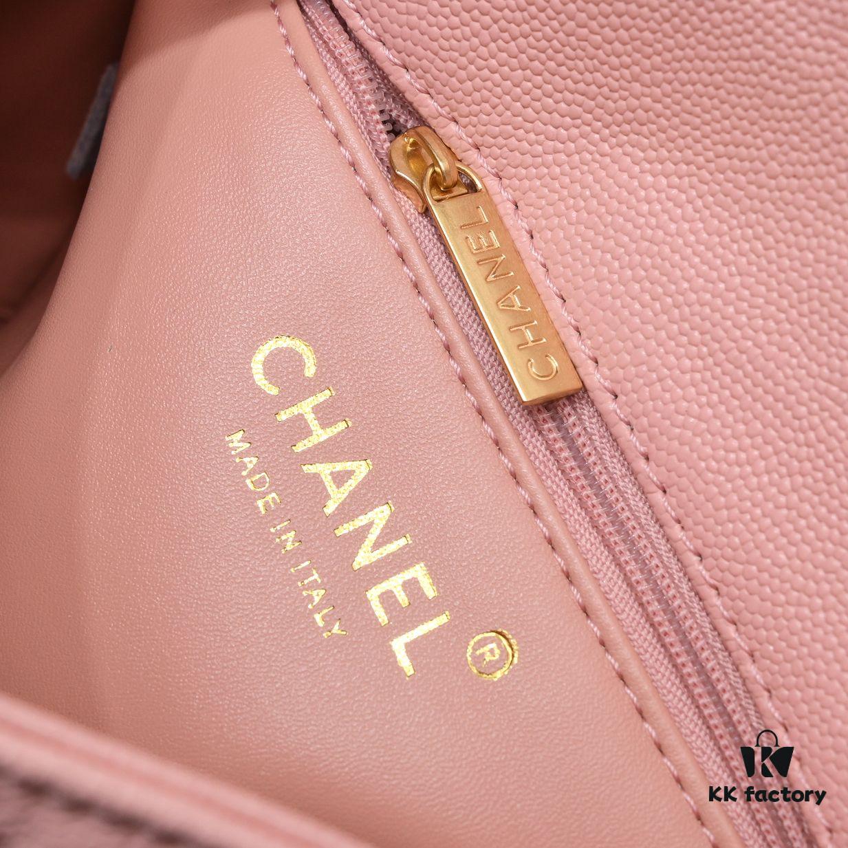 Chanel 23P New Arrival Mini Heart Ball Bag – Matte Crushed Leather with Chain Strap