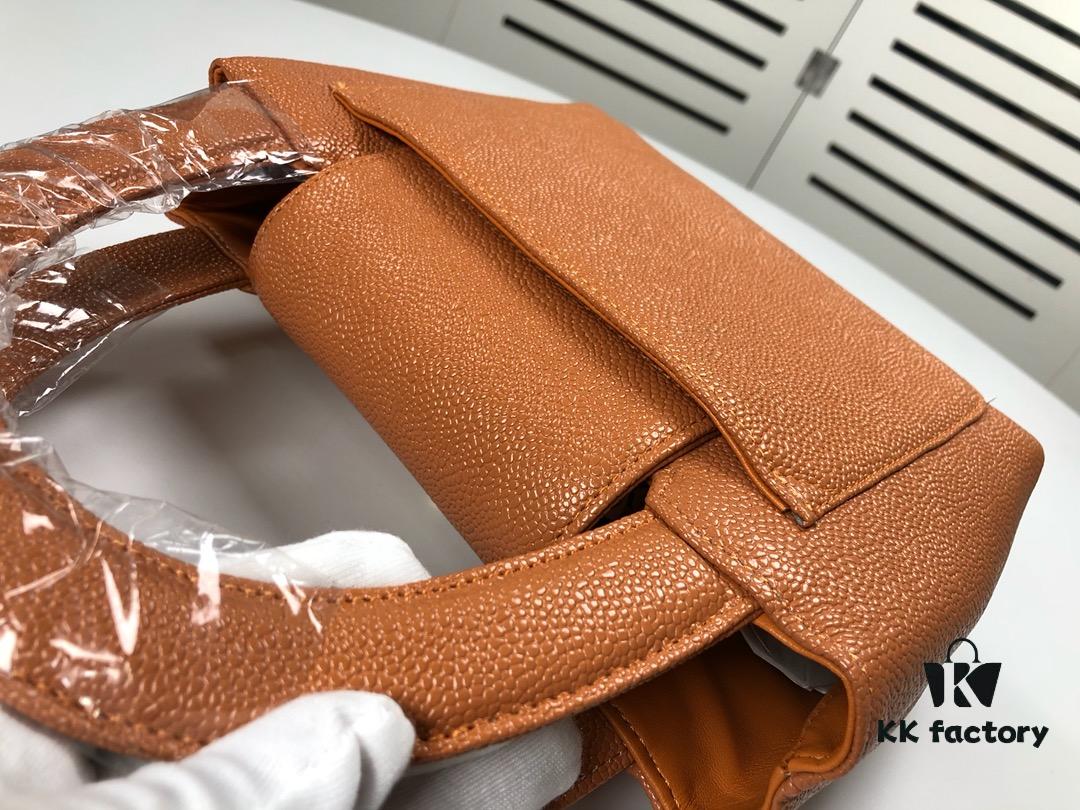 Chanel Vintage Handbag - Soft Imported Caviar Leather, Signature Logo Clasp, Elegant Lady Style, Large Capacity