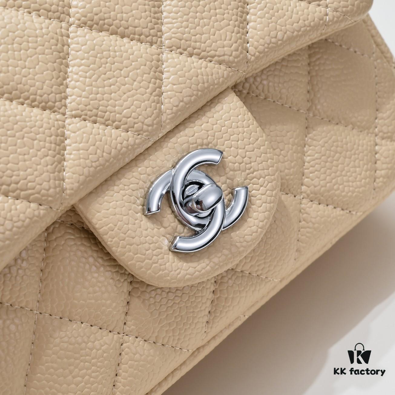 Chanel Beige Crossbody Bag - High-Quality Calfskin, One-to-One Craftsmanship, Inspired by Camera Shape Design