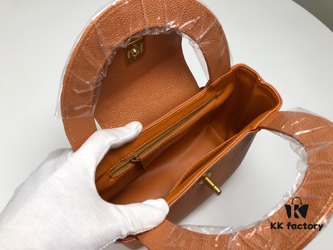 Chanel Vintage Handbag - Soft Imported Caviar Leather, Signature Logo Clasp, Elegant Lady Style, Large Capacity