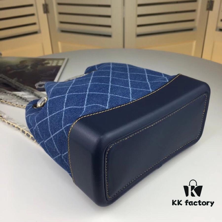 Chanel 2019 Gabrielle Wandering Backpack, Denim Soft, Size: 23.24.11, Model No.: 94485