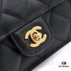 Mini CHANEL 24k Fall/Winter New Arrival with Caviar Leather, Unique Texture, Convertible Handheld or Crossbody, Detachable Strap