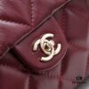 Large Size 👑 Chanel 24B New Collection Top-Grain Waxed Leather Bag with Braided Metal Chain Handle