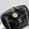 CHANEL 24K Autumn/Winter New Series Camera Bag, Full-Grain Leather, Eye-Catching Double C Logo, Classic and Unique Design