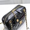 CHANEL 24K Autumn/Winter New Series Camera Bag, Full-Grain Leather, Eye-Catching Double C Logo, Classic and Unique Design