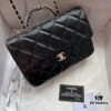 Chanel 24B New Collection Top-Grain Oil-Waxed Leather Bag with Braided Metal Chain Handle