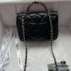 Chanel 24B New Collection WOC. Top-Grade Oil-Waxed Leather with Braided Metal Chain Handle