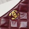 Chanel 24B Coarse Chain Hobo Crossbody Bag, Top-Grain Leather CF Shoulder Bag