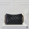 Chanel 24B Coarse Chain Hobo Crossbody Bag, Top Grain Leather CF Shoulder Bag