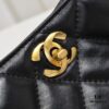 Chanel 24B Coarse Chain Hobo Crossbody Bag, Top Grain Leather CF Shoulder Bag