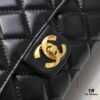 Chanel 24B Coarse Chain Underarm Bag, Top Grain Leather CF Shoulder Bag