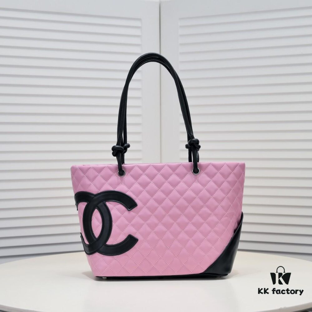 CHANEL 24A Vintage Spring Collection Mid-Century Kangpeng Tote Bag 'Market Basket' Rose 💕