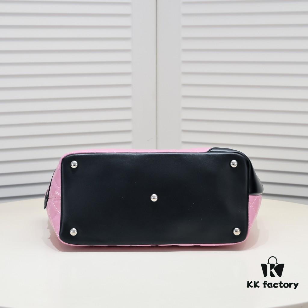 CHANEL 24A Vintage Spring Collection Mid-Century Kangpeng Tote Bag 'Market Basket' Rose 💕