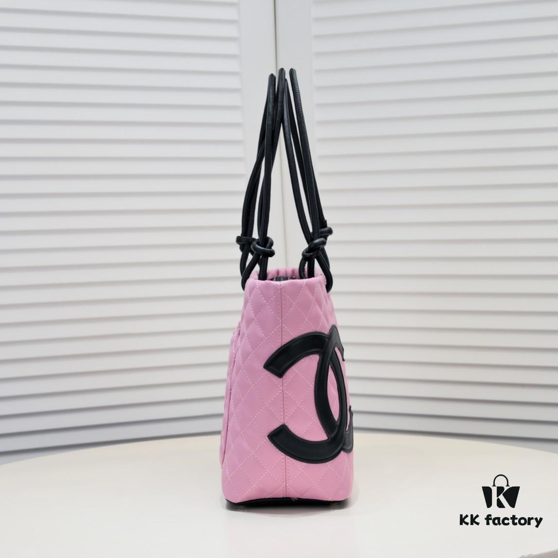 CHANEL 24A Vintage Spring Collection Mid-Century Kangpeng Tote Bag 'Market Basket' Rose 💕