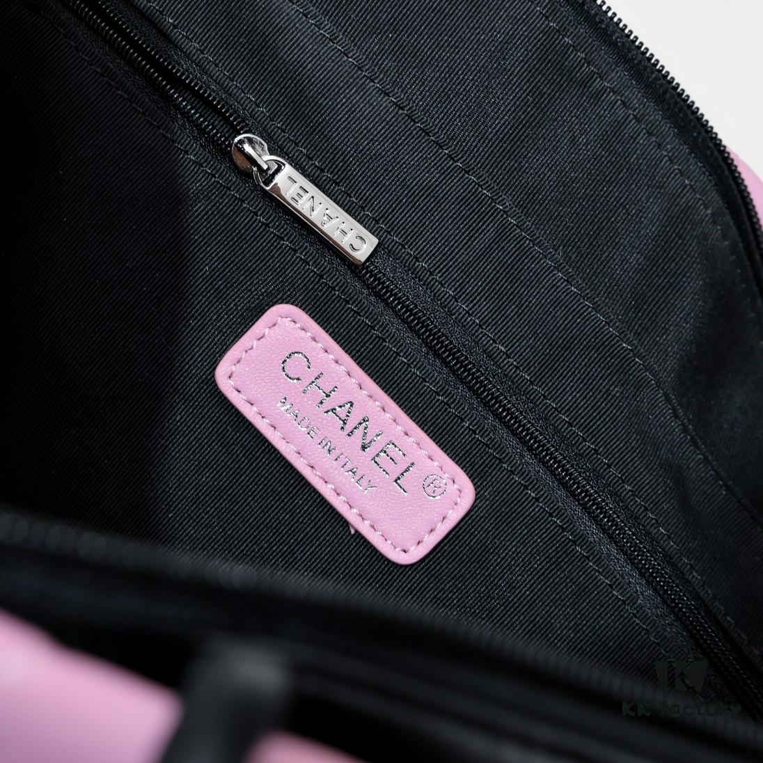 CHANEL 24A Vintage Spring Collection Mid-Century Kangpeng Tote Bag 'Market Basket' Rose 💕