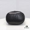 Chanel Vintage Drawstring Button Bag Made of Lambskin with Classic Quilting and Chain-in-Leather Strap