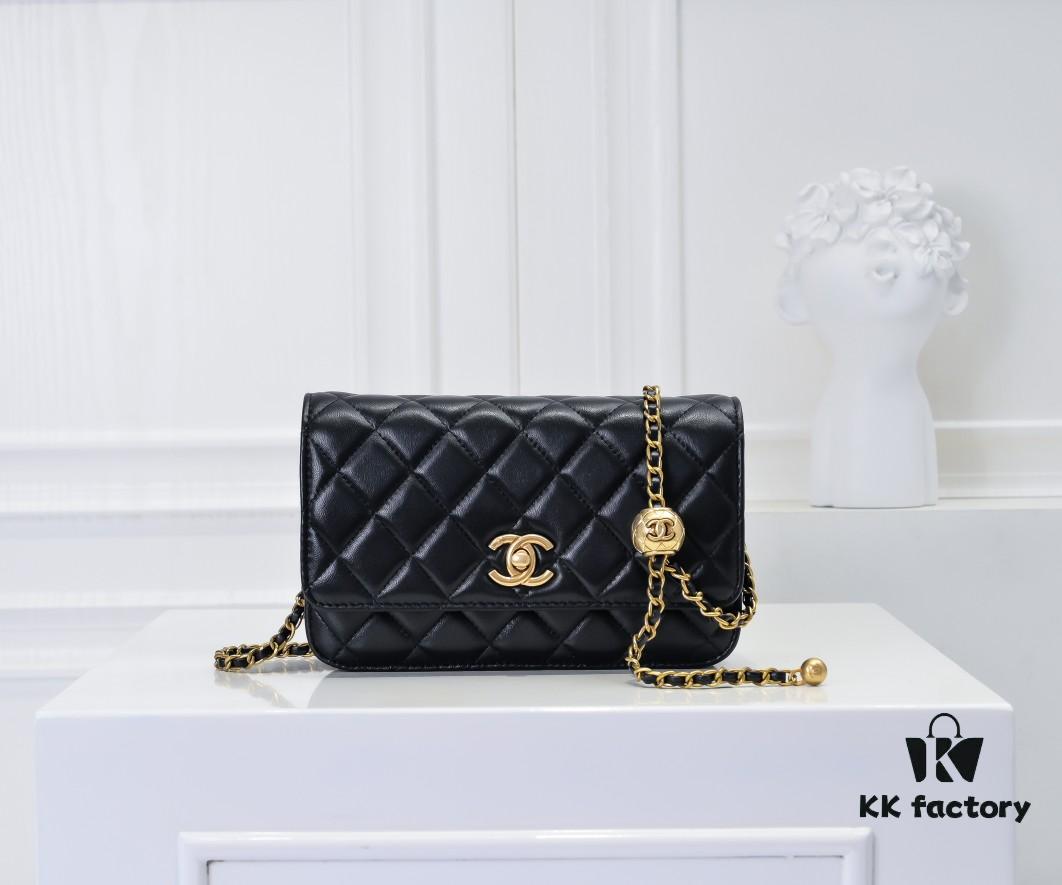 CHANEL Wallet on Chain Mini Bag A, Size: 19.2x12.3x3.5