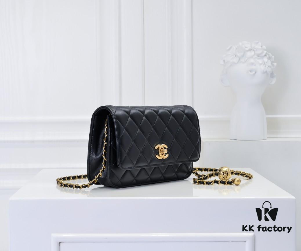 CHANEL Wallet on Chain Mini Bag A, Size: 19.2x12.3x3.5
