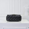 Large Khaki Chanel CF Mini Metal Flap Bag 9021 - Trending Global Hit with Decorative Gold Ball on Chain