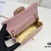 Large Pink Chanel CF Mini Metal Flap Bag Hot Selling Global Item with Small Golden Ball Accent