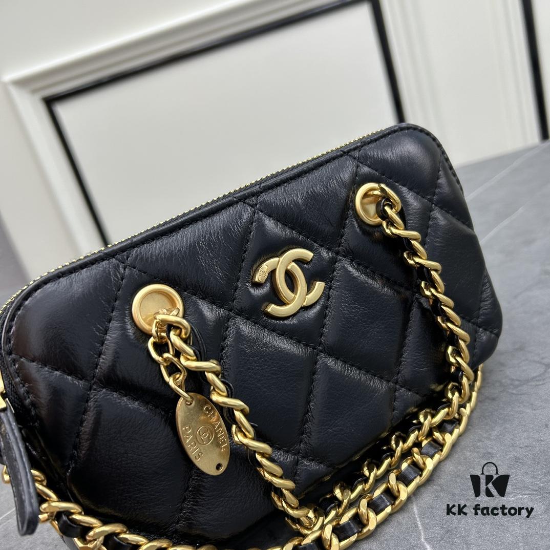 Chanel 270 Batch Vintage-Style 23K Gold Coin Chain Bag