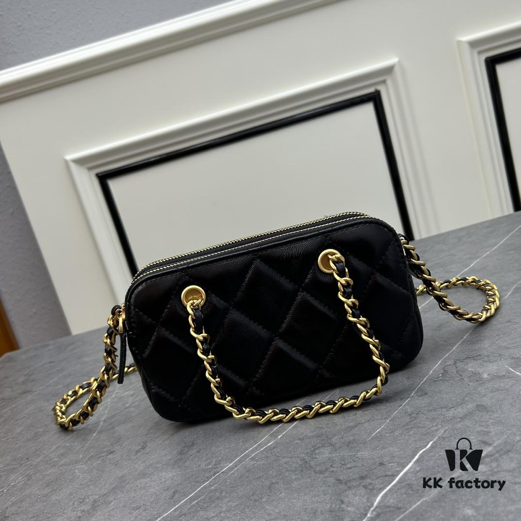 Chanel 270 Batch Vintage-Style 23K Gold Coin Chain Bag