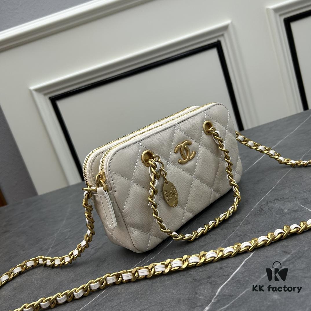 Chanel 270 Batch 23K Gold Coin Chain Bag