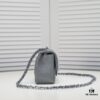 Gray Chanel Triangle Bike Bag - High-Quality Cowhide, One-to-One Replication, Premium Craftsmanship