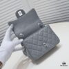 Gray Chanel Triangle Bike Bag - High-Quality Cowhide, One-to-One Replication, Premium Craftsmanship