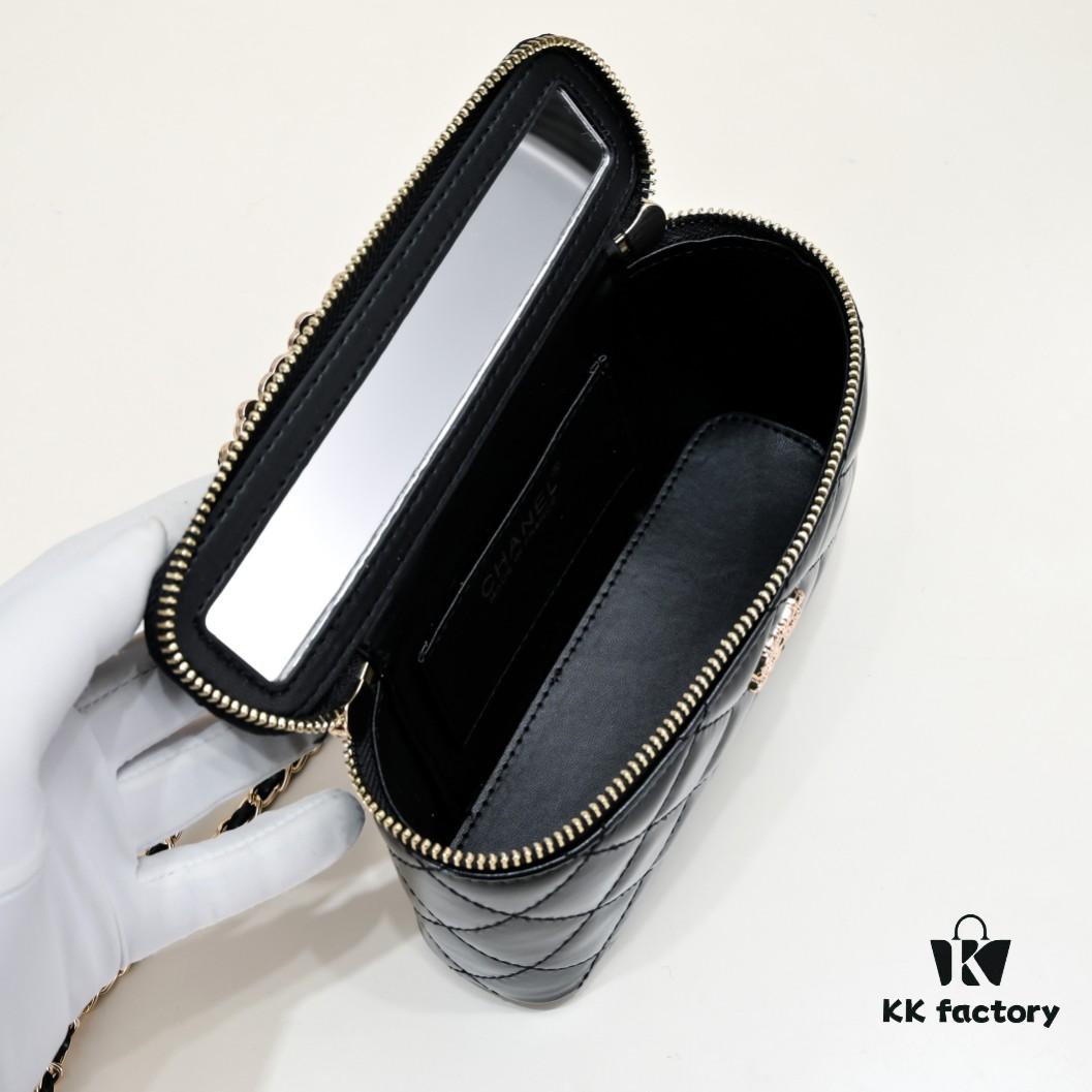 Chanel 23K Floral 'Flat Box' Bag