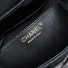 Chanel 24C Retro Large LOGO Hobo Bag in Black Lambskin