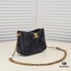 CHANEL 24S Pearl Adjustable Hobo Bag in Soft Lambskin