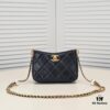 CHANEL 24S Pearl Adjustable Hobo Bag in Soft Lambskin